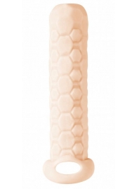 Телесный фаллоудлинитель Homme Long - 13,5 см. - Lola Games - в Сургуте купить с доставкой