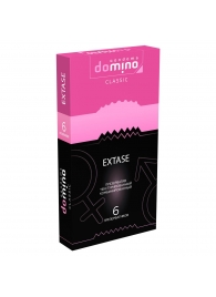 Презервативы с точками и рёбрышками DOMINO Classic Extase - 6 шт. - Domino - купить с доставкой в Сургуте