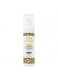 Разогревающее массажное масло с ароматом пина колада Gourmet Pina Colada - 50 мл. - Exsens - купить с доставкой в Сургуте