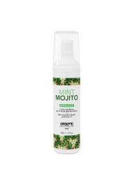Разогревающее массажное масло с ароматом мохито Gourmet Mint Mojito - 50 мл. - Exsens - купить с доставкой в Сургуте