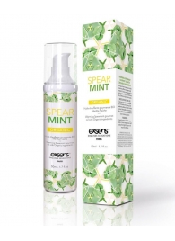 Разогревающее массажное масло Gourmet Spearmint Organic с органическими ингредиентами - 50 мл. - Exsens - купить с доставкой в Сургуте