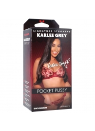 Мастурбатор-вагина Karlee Grey ULTRASKYN Pocket Pussy - Doc Johnson - в Сургуте купить с доставкой