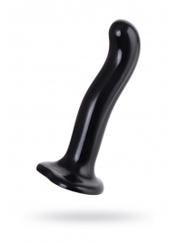 Черный стимулятор для пар P G-Spot Dildo Size L - 19 см. - Strap-on-me - в Сургуте купить с доставкой