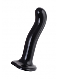 Черный стимулятор для пар P G-Spot Dildo Size L - 19 см. - Strap-on-me - в Сургуте купить с доставкой