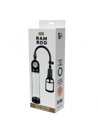 Прозрачная вакуумная помпа с манометром Deluxe Penis Pump - Dream Toys - в Сургуте купить с доставкой