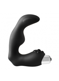 Черный вибромассажер простаты FantASStic Vibrating Prostate Massager - 11,3 см. - Dream Toys - в Сургуте купить с доставкой