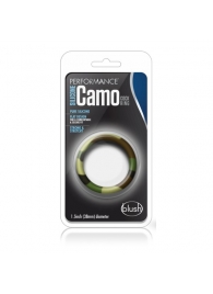 Эрекционное кольцо камуфляжной расцветки Silicone Camo Cock Ring - Blush Novelties - в Сургуте купить с доставкой