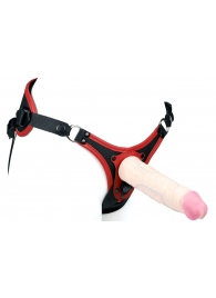 Пояс унисекс UNISEX Style с 2 насадками - LOVETOY (А-Полимер) - купить с доставкой в Сургуте
