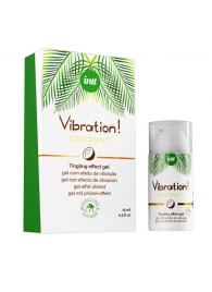Возбуждающий гель с ароматом кокоса Vibration Coconut - 15 мл. - INTT - купить с доставкой в Сургуте