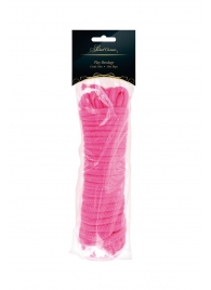 Розовая веревка для связывания Sweet Caress Rope - 10 метров - Sweet Caress - купить с доставкой в Сургуте