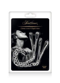 Регулируемые зажимы для сосков Sweet Caress Nipple Chain - Sweet Caress - купить с доставкой в Сургуте