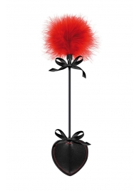 Стек с пуховкой Sweet Caress Feather Whip - 44 см. - Sweet Caress - купить с доставкой в Сургуте