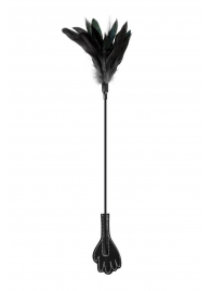 Двусторонний стек-щекоталка Sweet Caress Feather Whip - 58 см. - Sweet Caress - купить с доставкой в Сургуте