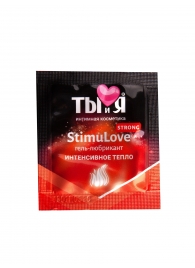 Разогревающий гель-лубрикант Stimulove Strong в одноразовой упаковке - 4 гр. - Биоритм - купить с доставкой в Сургуте