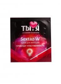 Возбуждающий крем для женщин Sextaz-W в одноразовой упаковке - 1,5 гр. - Биоритм - купить с доставкой в Сургуте