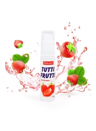 Гель-смазка Tutti-frutti с земляничным вкусом - 30 гр. - Биоритм - купить с доставкой в Сургуте