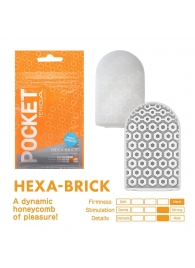 Карманный мастурбатор HEXA-BRICK - Tenga - в Сургуте купить с доставкой