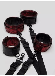 Изысканный набор фиксаций на кровати Reversible Under Mattress Restraint Set - Fifty Shades of Grey - купить с доставкой в Сургуте