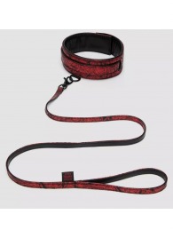 Стильный ошейник с поводком Reversible Faux Leather Collar and Lead - Fifty Shades of Grey - купить с доставкой в Сургуте