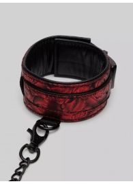 Красно-черные оковы Reversible Faux Leather Ankle Cuffs - Fifty Shades of Grey - купить с доставкой в Сургуте