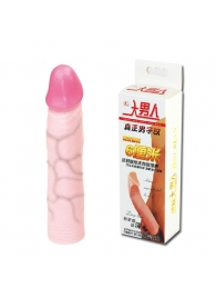 Удлиняющая насадка на пенис Deep Love - 21,5 см. - Baile - в Сургуте купить с доставкой