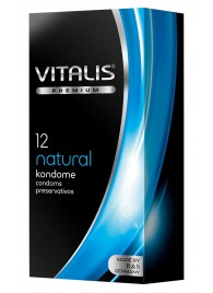 Классические презервативы VITALIS PREMIUM natural - 12 шт. - Vitalis - купить с доставкой в Сургуте