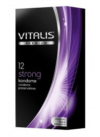 Презервативы с утолщённой стенкой VITALIS PREMIUM strong - 12 шт. - Vitalis - купить с доставкой в Сургуте