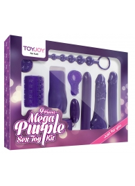 Эротический набор Toy Joy Mega Purple - Toy Joy - купить с доставкой в Сургуте