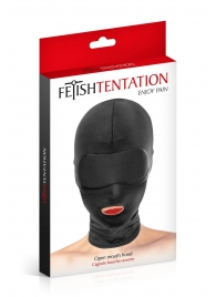 Сплошная маска на голову с прорезью для рта - Fetish Tentation - купить с доставкой в Сургуте