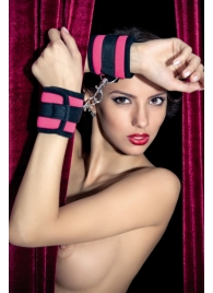 Наручники из неопрена розового цвета - ToyFa - купить с доставкой в Сургуте