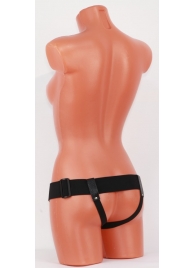 Универсальные черные трусики для страпона - БДСМ Арсенал - купить с доставкой в Сургуте