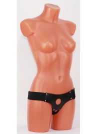 Универсальные черные трусики для страпона - БДСМ Арсенал - купить с доставкой в Сургуте