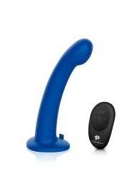 Синяя насадка Remote Control P-Spot G-Spot с черными трусиками - 20 см. - Pegasus - купить с доставкой в Сургуте