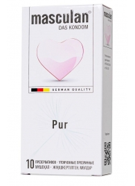 Супертонкие презервативы Masculan Pur - 10 шт. - Masculan - купить с доставкой в Сургуте