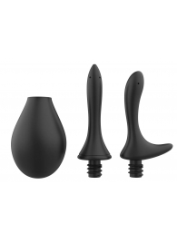 Черный анальный душ Nexus Anal Douche Set с 2 сменными насадками - Nexus Range - купить с доставкой в Сургуте