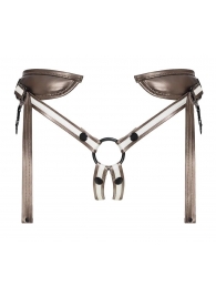 Бронзовый пояс для насадок Desirous Harness - Strap-on-me - купить с доставкой в Сургуте