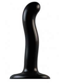 Черный фаллоимитатор-насадка Strap-On-Me P G spot Dildo size S - 16,4 см. - Strap-on-me - купить с доставкой в Сургуте