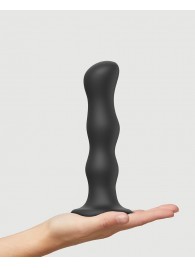Черная насадка Strap-On-Me Dildo Geisha Balls size XL - Strap-on-me - купить с доставкой в Сургуте