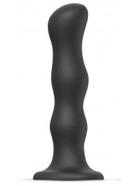 Черная насадка Strap-On-Me Dildo Geisha Balls size XL - Strap-on-me - купить с доставкой в Сургуте