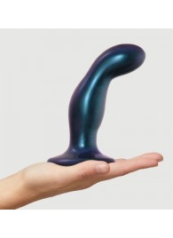 Темно-синяя насадка Strap-On-Me Dildo Plug Snaky size M - Strap-on-me - купить с доставкой в Сургуте