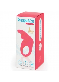 Розовое эрекционное виброкольцо Happy Rabbit Rechargeable Rabbit Cock Ring - Happy Rabbit - в Сургуте купить с доставкой