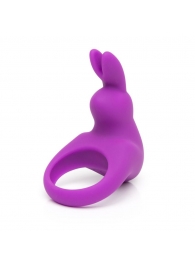 Фиолетовое эрекционное виброкольцо Happy Rabbit Rechargeable Rabbit Cock Ring - Happy Rabbit - в Сургуте купить с доставкой