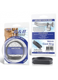 Кольцо на пенис из искусственной кожи на липучке VELCRO COCK RING - 5 см. - BlueLine - в Сургуте купить с доставкой