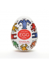 Мастурбатор-яйцо Keith Haring EGG DANCE - Tenga - в Сургуте купить с доставкой
