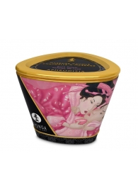Массажная свеча Rose Petals с ароматом розы - 170 мл. - Shunga - купить с доставкой в Сургуте