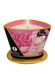 Массажная свеча Rose Petals с ароматом розы - 170 мл. - Shunga - купить с доставкой в Сургуте