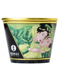 Массажная свеча Exotic Green Tea с ароматом зелёного чая - 170 мл. - Shunga - купить с доставкой в Сургуте