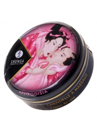 Массажная свеча Rose Petals с ароматом розы - 30 мл. - Shunga - купить с доставкой в Сургуте