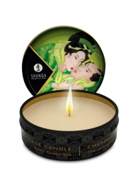 Массажная свеча Exotic Green Tea с ароматом зелёного чая - 30 мл. - Shunga - купить с доставкой в Сургуте