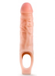 Телесная насадка на пенис 9 Inch Cock Sheath Extender - 22,2 см. - Blush Novelties - в Сургуте купить с доставкой